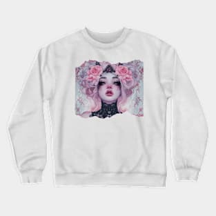 Pink Rose Queen Crewneck Sweatshirt